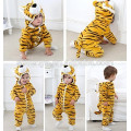 2018 popular cute tiger animal cloth,Soft baby Flannel Romper Animal Onesie Pajamas Outfits Suit,sleeping wear